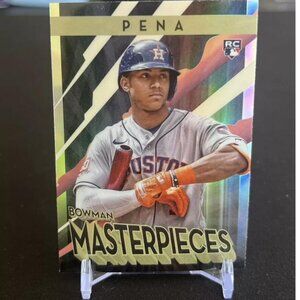 2022 Topps Bowman Masterpieces Jeremy Pena Baseball Rookie Card MLB #BM-11